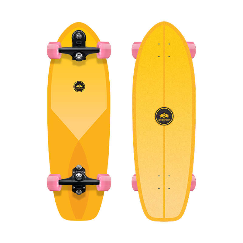 [B7-2.0 SPRING BRIDGE] 32 INCHES - PUGGY ISLAND - PINK WHEEL